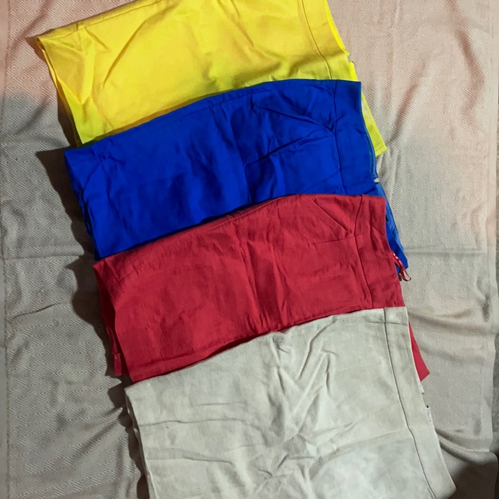 Four, rarely worn J Crew Pencil Skirts.